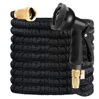 AmazingforLess Expandable Garden Water Hose 25ft to 100ft with Spray Nozzle, Upgraded Leakproof, Lightweight Design & 8 Spray...