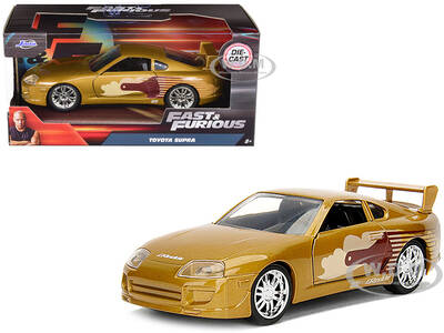 Slap Jack's Toyota Supra Gold Fast & Furious Movie 1/32 Diecast Model Car by Jada