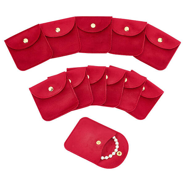 12Pcs Velvet Jewelry Storage Pouches