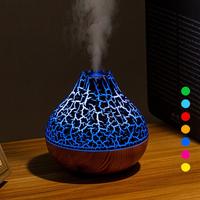 Mini Colorful Cool Humidifier, Volcano Shape Humidifier,USB Personal Desktop Humidifier Volcano Spray Mode, 7 Colors,Super Qu...