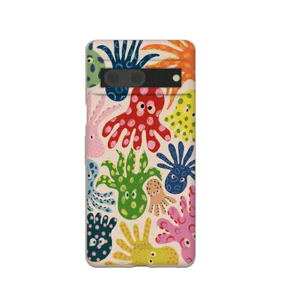 Seashell Octopi Google Pixel 7 Case