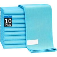 Microfiber Glass Cleaning Cloth - 10 Pack Polishing Cloths, 16\
