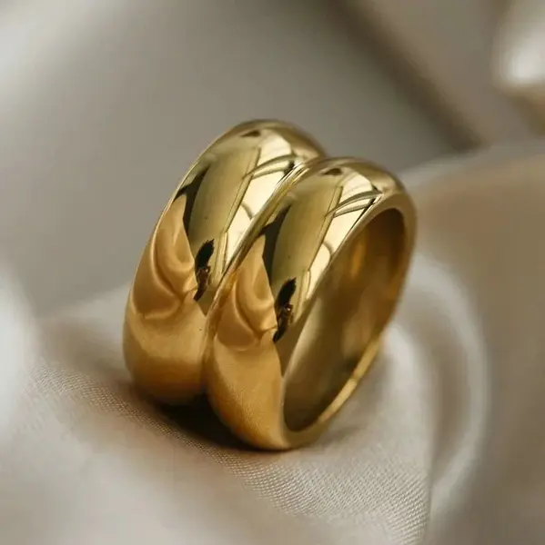 Gold Ring - NYC Duo Ridge Ring