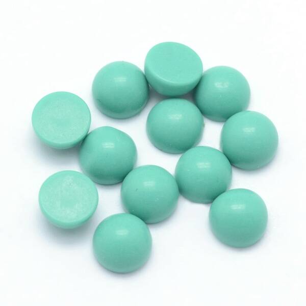 Synthetic Green Turquoise Cabochons