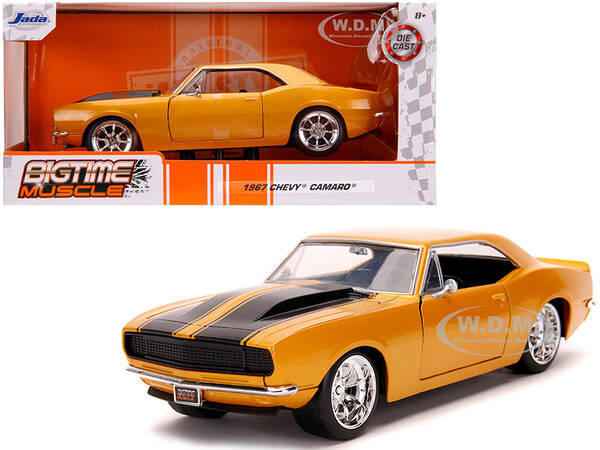 1967 Chevrolet Camaro Orange Metallic with Black Stripes \