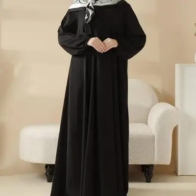 Essential Premium Versatile Pockets Umbrella Cut Abaya (MA113) - Casual and Breathable elegant maxi dresses women summer dail...