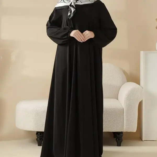 Essential Premium Versatile Pockets Umbrella Cut Abaya (MA113) - Casual and Breathable elegant maxi dresses women summer dail...