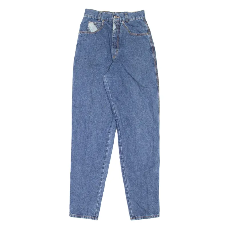 REAL ORIGINAL CLOTHING Womens Jeans Blue Regular Mom 90s W23 L30