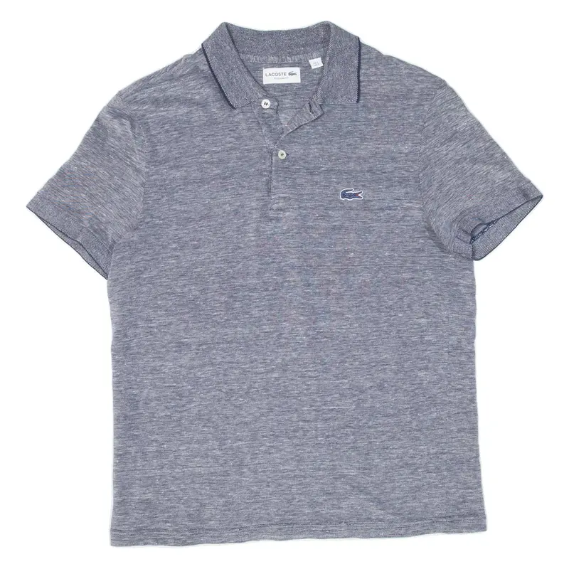 LACOSTE Mens Polo Shirt Blue S