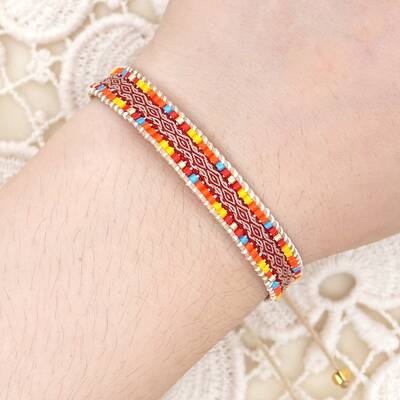 Adjustable Nylon Cord Braided Bead Bracelets