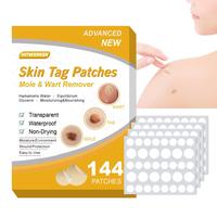 Skin Tag Patch Kit, 144pcs/box Mixed Sizes Round Shape Skin Tag Patches, Acne Cover Patches, Easy To Use, for Women and Men