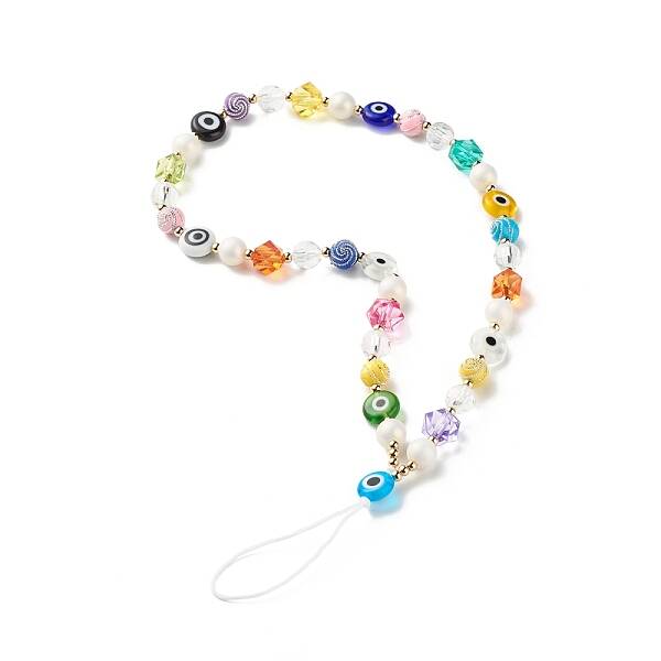 CCB Plastic Beads Mobile Straps