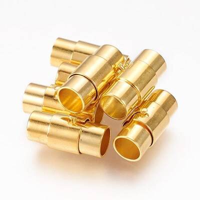 Brass Locking Tube Magnetic Clasps