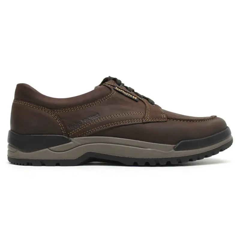 Mephisto Charles Nubuck Leather Men's Lace Up Shoes - Dark Brown - Size:US 9 Men