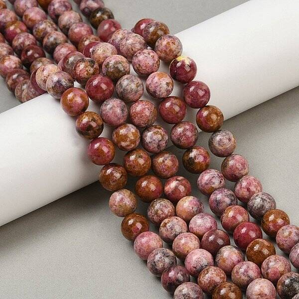 Natural Rhodonite Beads Strands