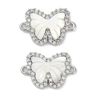 Brass Micro Pave Cubic Zirconia Pendants