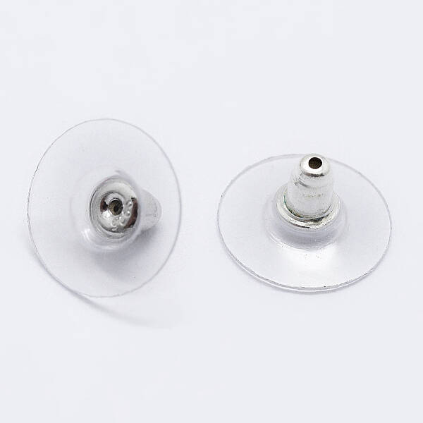 Anti-Tarnish Rhodium Plated 925 Sterling Silver Ear Nuts