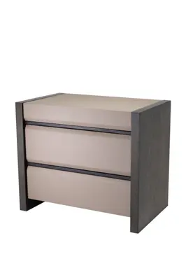 Gray Oak Bedside Table | Eichholtz Meribel