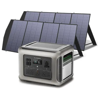 ALLPOWERS Solar Generator Kit 2500W Power Station 200W Solar Panel
