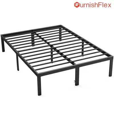 Queen Bed Frame - Heavy Duty Metal Platform Bed Frames Queen Size with Storage Space under Frame, 14inches Sturdy Queen