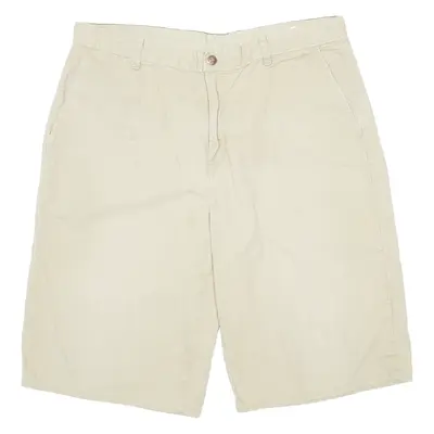 DICKIES Mens Workwear Shorts Beige Relaxed XL W38