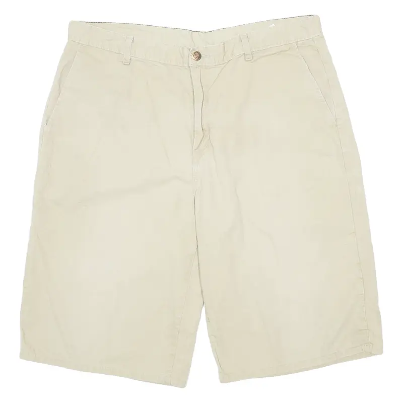 DICKIES Mens Workwear Shorts Beige Relaxed XL W38