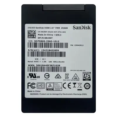 Dell 81R6T | 256GB SATA 6Gb/s 2.5-Inch Solid State Drive