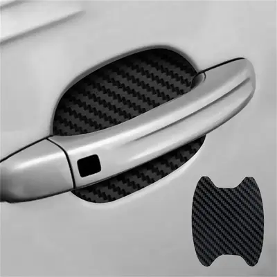 Car Door Handle Sticker, Easy to Install & Waterproof Car Decoration Stickers, Anti-scratch Protective Film for Automotive Do...