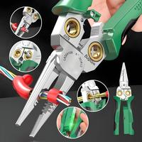 8 in 1 Wire Stripper Twister, Cable Scissors, Voltage Tester Pliers, Audible and Flashing LED Alarms Wire Stripper Tool for C...