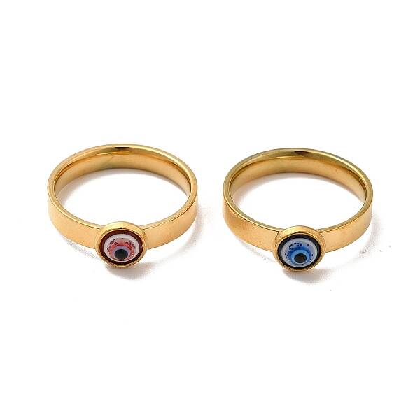 Resin Evil Eye Finger Ring