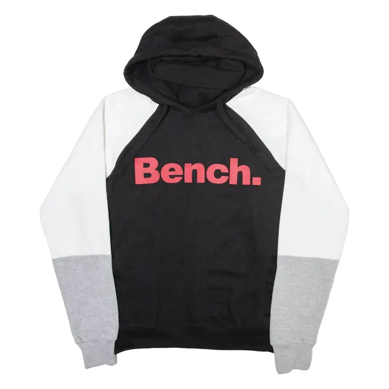 BENCH Mens Black Hoodie L