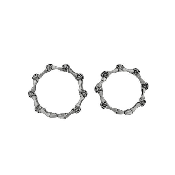 Non-Tarnish Stainless Steel Skull Link Chain Bracelet for Men