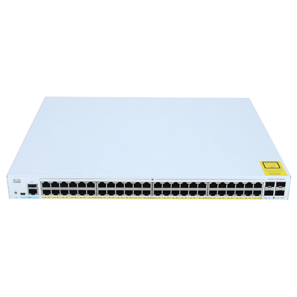 C1000-48FP-4X-L Cisco Catalyst 1000 Series 48 x Ports PoE+ 10/100/1000BaseT + 4 x SFP Ports Layer 2 Managed Gigabit Ethernet ...