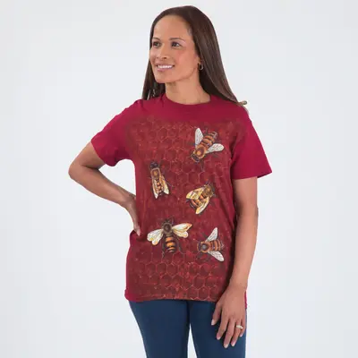 Bee Hive Short Sleeve T-Shirt - M