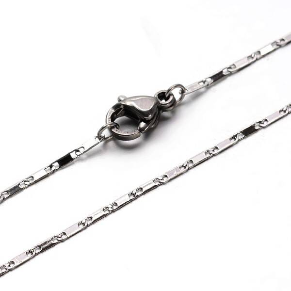 Tarnish Resistant 304 Stainless Steel Mariner Link Chain Necklaces