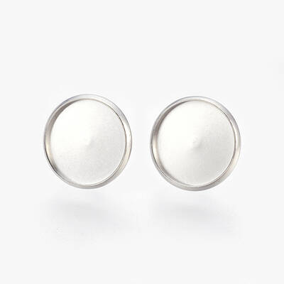 Tarnish Resistant Eco-Friendly 316 Surgical Stainless Steel Stud Earring Settings