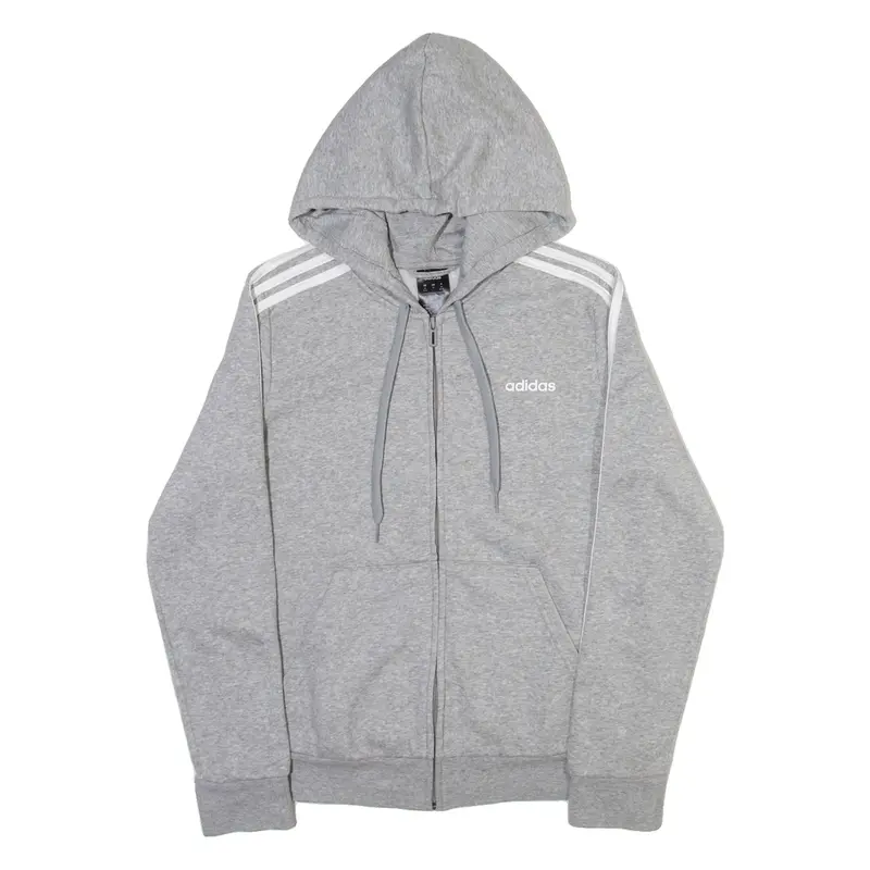 ADIDAS Boys Grey Hoodie M