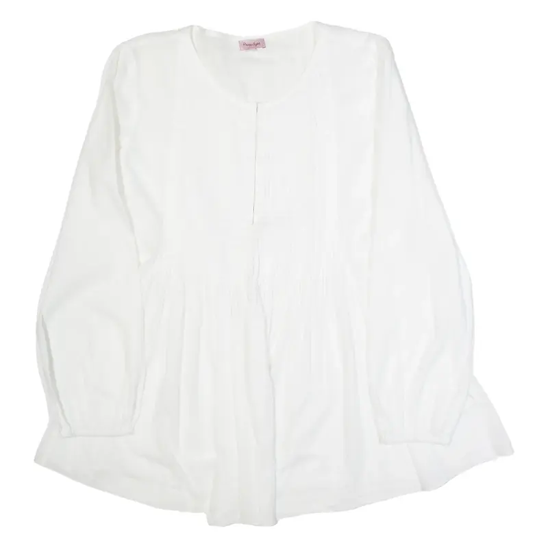 PHASE EIGHT Womens Top White Long Sleeve UK 12