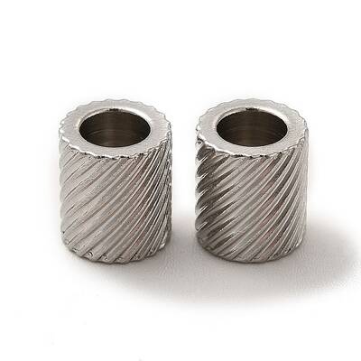 Non-Tarnish 201 Stainless Steel European Beads