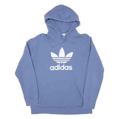 ADIDAS Mens Blue Hoodie L