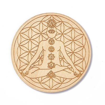 Wooden Carved Cup Mats