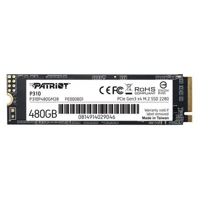 Patriot P310P480GM28 | P310 480GB PCI Express NVMe 3.0 x4 M.2 2280 Solid State Drive