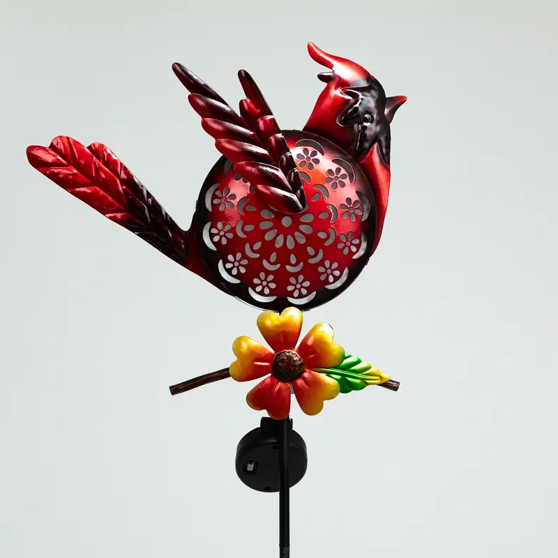 Tweeting Bird Solar Garden Stake - Blue Bird
