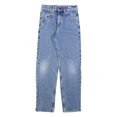 LEVI'S Orange Tab Girls Jeans Blue Straight 90s Stone Wash W22 L26