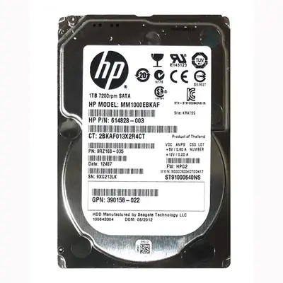 390158-022 HP 1TB 3Gb/s SATA 7200 2.5-Inch Hard Drive