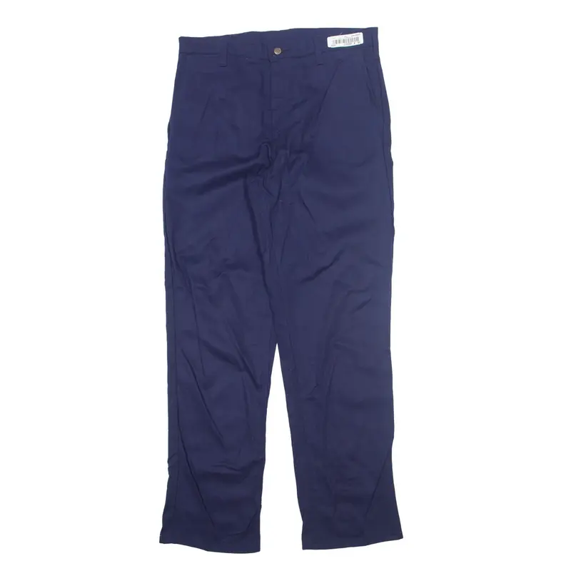 WORKRITE 2112 Workwear Trousers Blue Regular Straight Mens W36 L34