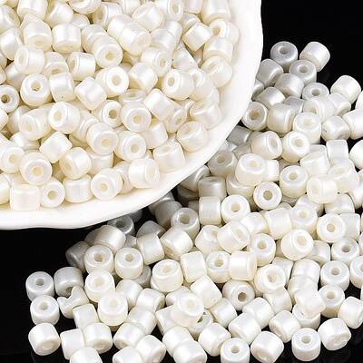 Baking Paint Pearlized Glass Seed Beads