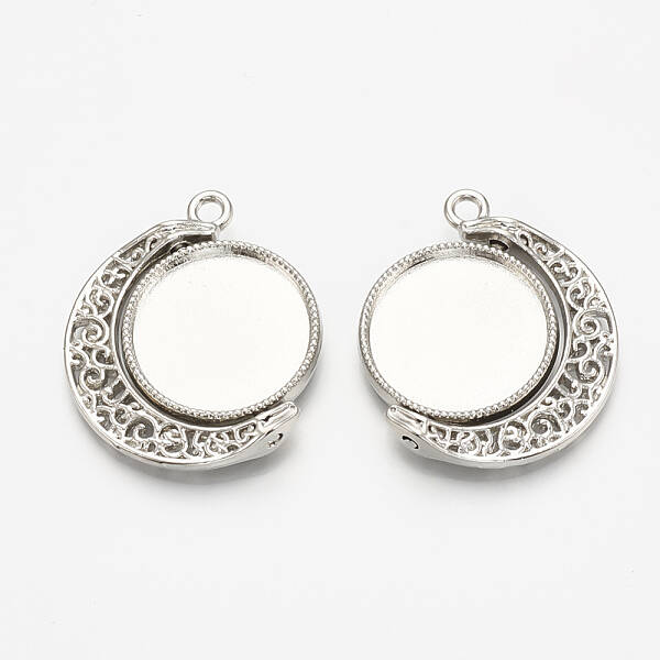 Alloy Pendant Cabochon Settings