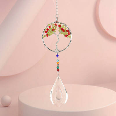 Crystals Tree of Life Hanging Pendants Decoration