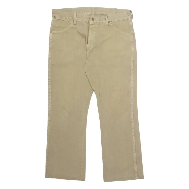 WRANGLER Mens Trousers Beige Regular Straight W34 L27